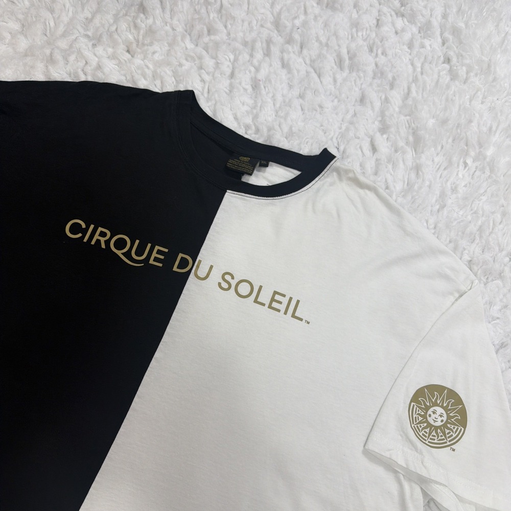 Cirque du Soleil Shirt Mens XXL "Yin & Yang" Black White 2XL Collectors Edition